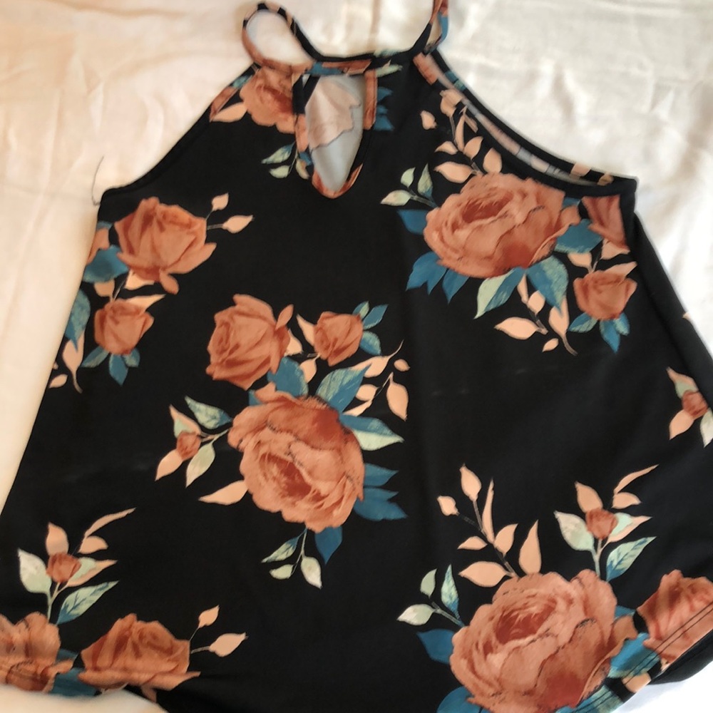 Floral tank top